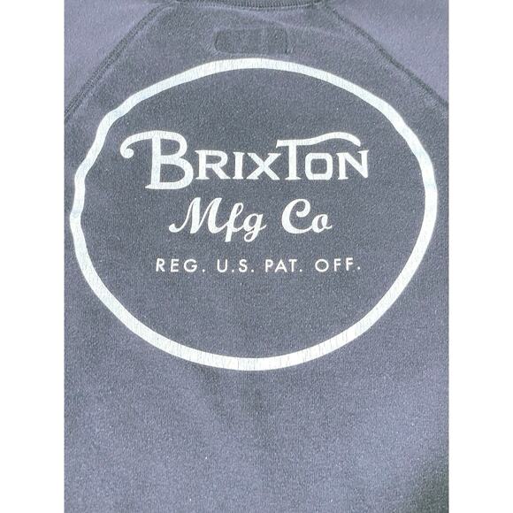Brixton Mfg Co Black Crewneck Sweatshirt Men’s XL - Picture 6 of 7